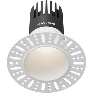 Изображение товара Точечный светильник встраиваемый мощностью 10 вт круглый под гипсокартон светодиодный Maytoni Dip DL120-10W-4K-TRS-W