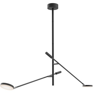 Изображение товара Потолочная светодиодная люстра на штанге Maytoni Fad MOD070CL-L15B3K1