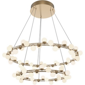 Изображение товара Люстра led подвесная с белым плафоном светодиодная Maytoni Tessara MOD081PL-L84G3K шарики