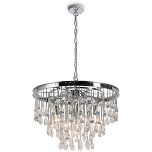 Изображение товара Подвесная каскадная люстра хрустальная Maytoni Linn MOD091PL-05CH с подвесками