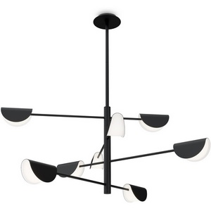 Изображение товара Потолочная люстра с черной арматурой Maytoni Mollis MOD126PL-08B