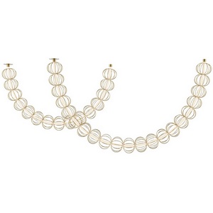 Изображение товара Подвесной светодиодный светильник Maytoni Golden Cage MOD216PL-L42G3K шарики