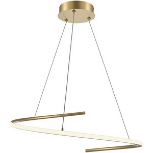 Изображение товара Подвесной светодиодный светильник Maytoni Curve MOD242PL-L33BSK