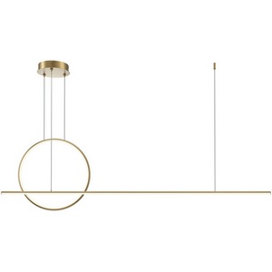 Изображение товара Подвесной светодиодный светильник Maytoni Halo MOD247PL-L49BSK кольцо