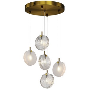 Изображение товара Подвесной светильник каскадный Maytoni Frozen MOD254PL-05BS