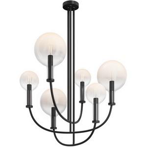 Изображение товара Потолочная люстра на штанге Maytoni Status MOD333PL-06B шарики