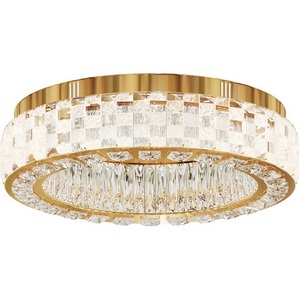 Изображение товара Потолочный светильник накладной светодиодный диаметром 50 см круглый Maytoni Castello MOD336CL-L100G3K