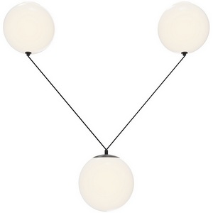 Изображение товара Подвесной светодиодный светильник Maytoni Twins MOD427PL-L30B3K шарики