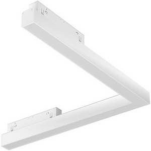 Изображение товара Трековый угловой светильник 48V Basis Exility 4000K 24Вт 120° LED (магнитный) Maytoni Technical TR042-2-24W4K-W