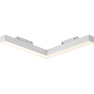 Изображение товара Трековый угловой линейный светильник 48V Basis Gravity 3000K 24Вт 120° LED (магнитный) Maytoni Technical TR078-2-24W3K-W