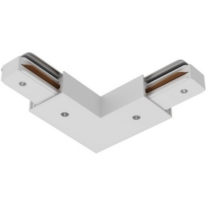 Изображение товара Угловой коннектор питания с вводом питания (однофазный) белый Maytoni Accessories for tracks Unity TRA001CLB-11W