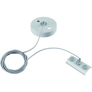 Изображение товара Подвес тросовый 1шт белый (однофазный) Maytoni Technical Accessories for tracks Unity TRA001CW-11W