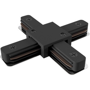 Изображение товара Коннектор Х-образный черный (однофазный) Maytoni Technical Accessories for tracks Unity TRA001CX-11B