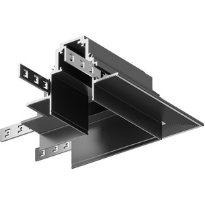 Изображение товара Угловой коннектор встраиваемый черный (магнитный) Maytoni Technical Accessories for tracks S35 TRA004CL-22B