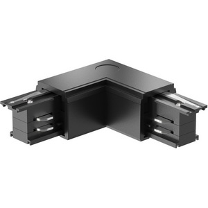 Изображение товара Коннектор угловой внешний черный (трехфазный) Maytoni Technical Accessories for tracks Trinity TRA005CL-31B-L