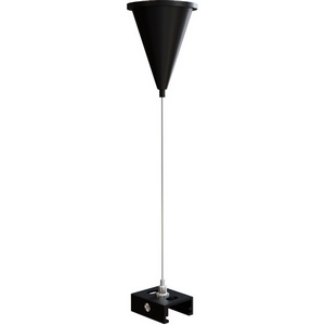 Изображение товара Подвес тросовый черный, 1шт (трехфазный) Maytoni Technical Accessories for tracks Trinity TRA005WS-31B