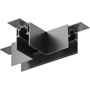 Изображение товара Коннектор Т-образный накладной черный (магнитный) Maytoni Technical Accessories for tracks Gravity TRA010CT-41B