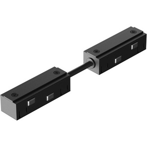 Изображение товара Коннектор питания прямой гибкий 5см Exility черный Maytoni Accessories for tracks Exility TRA034CPC-42B-5-1