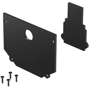 Изображение товара Комплект заглушек к шинопроводу Exility для монтажа в натяжной ПВХ потолок Maytoni Accessories for tracks Exility TRA034EC-SCH-42B