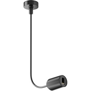 Изображение товара Ввод питания боковой Flarity черный Maytoni Accessories for tracks Flarity TRA154C-SB1-B