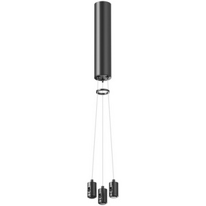 Изображение товара Подвесной набор с основанием под блок питания для круглого шинопровода Flarity черный Maytoni Accessories for tracks Flarity TRA154SW-BB-R-B (159-7649)