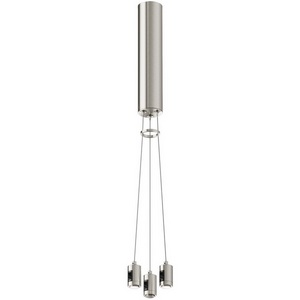 Изображение товара Подвесной набор с основанием под блок питания для круглого шинопровода Maytoni Accessories for tracks Flarity TRA154SW-BB-R-PT (159-9396)