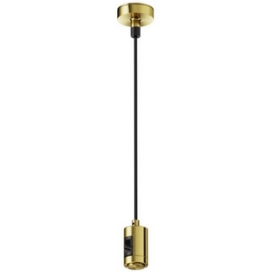 Изображение товара Подвес тросовый Hang с вводом питания Flarity латунь Maytoni Accessories for tracks Flarity TRA157SW-B1-BS