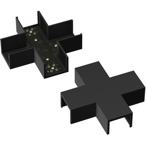 Изображение товара Коннектор питания X-образный Elasity Maytoni Accessories for tracks Elasity TRA160CX-11B