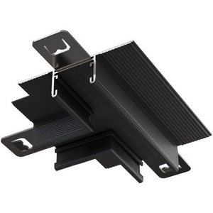 Изображение товара Т- образный коннектор встраиваемый, черный Maytoni Accessories for tracks Basity TRA172CT-12B