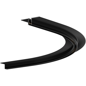 Изображение товара Коннектор радиусный R600 встраиваемый под ГКЛ 9,5мм черный Maytoni Accessories for tracks Levity TRA184-R600-12B