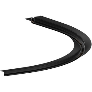 Изображение товара Коннектор радиусный R900 встраиваемый под ГКЛ 9,5мм черный Maytoni Accessories for tracks Levity TRA184-R900-12B