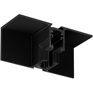 Изображение товара Коннектор угловой внутренний, встраиваемый под ГКЛ 9,5 мм Maytoni Accessories for tracks Levity TRA184ICL-12B