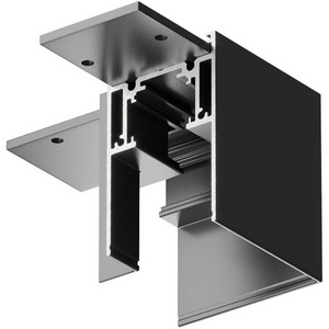 Изображение товара Угловой коннектор накладной черный (магнитный) Maytoni Technical Accessories for tracks Gravity TRX010CL-21B