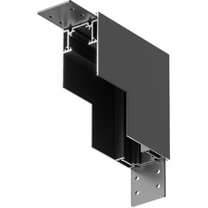 Изображение товара Угловой коннектор внутренний накладной черный (магнитный) Maytoni Technical Accessories for tracks Gravity TRX010ICL-21B