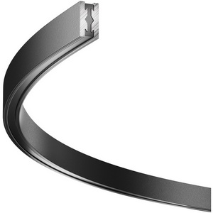 Изображение товара Шинопровод модульный подвесной магнитный 24V Flarity полукруг черный 80 см Maytoni Technical Busbar trunkings Flarity TRX154-SR-D800-B