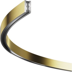 Изображение товара Шинопровод модульный подвесной магнитный 24V Flarity полукруг латунь 80 см Maytoni Technical Busbar trunkings Flarity TRX154-SR-D800-BS