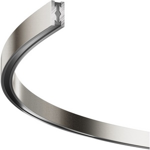 Изображение товара Шинопровод накладной/подвесной полукруг 800 мм платина Maytoni Busbar trunkings Flarity TRX154-SR-D800-PT