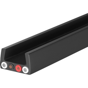 Изображение товара Гибкий шинопровод накладной/подвесной 48V гибкий 10м черный Maytoni Technical Busbar trunkings Elasity TRX160-1110B