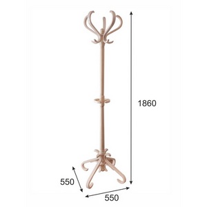 Изображение товара Вешалка напольная В 10Н белый ясень от фабрики Mebelik