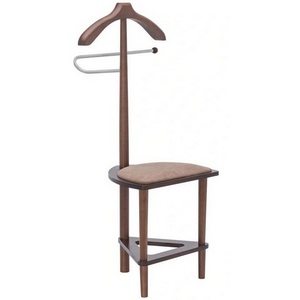 Изображение товара Вешалка костюмная с сиденьем В 26Н средне-коричневый от фабрики Mebelik