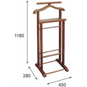 Изображение товара Вешалка костюмная В 9Н тёмно-коричневый Mebelik арт.000997
