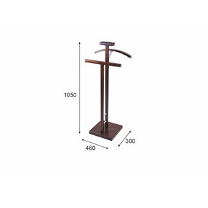 Изображение товара Вешалка костюмная ГАЛАНТ 340 металлик/ темно-коричневый от фабрики Mebelik