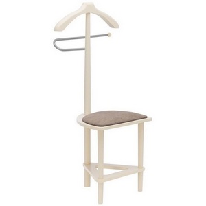 Изображение товара Вешалка костюмная с сиденьем В 26Н слоновая кость от фабрики Mebelik