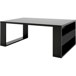 Изображение товара Стол журнальный с полкой BeautyStyle 25 венге/без стекла Mebelik (прямоугольная столешница, I I-образная опора)