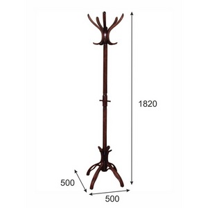 Изображение товара Вешалка напольная В 12Н махагон от фабрики Mebelik