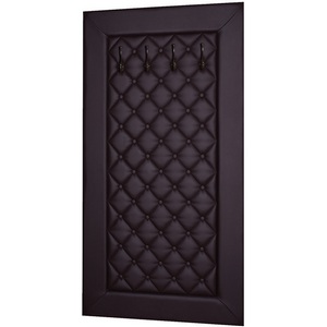 Изображение товара Вешалка в прихожую Оливия Н2 экокожа коричневый от фабрики Mebelik