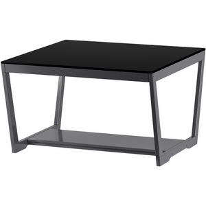 Изображение товара Стол журнальный BeautyStyle 1 серый графит/стекло черное Mebelik (квадратная столешница)