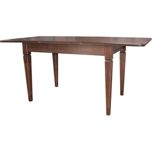 Изображение товара Стол с вставкой обеденный Васко В 86Н орех 120/170*80 Mebelik 005479 (прямоугольная столешница, 4 ножки)