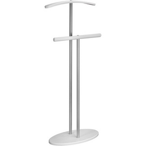 Изображение товара Вешалка костюмная Дэви 2 металлик/белый Mebelik арт.006387