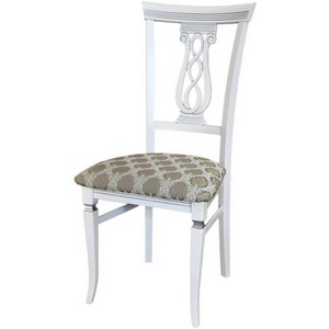 Изображение товара Стул Агнесс белый/серебро, Маркус серебро от фабрики Mebelik